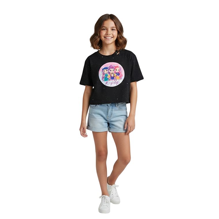 Crop Top Huntrix Gold 2