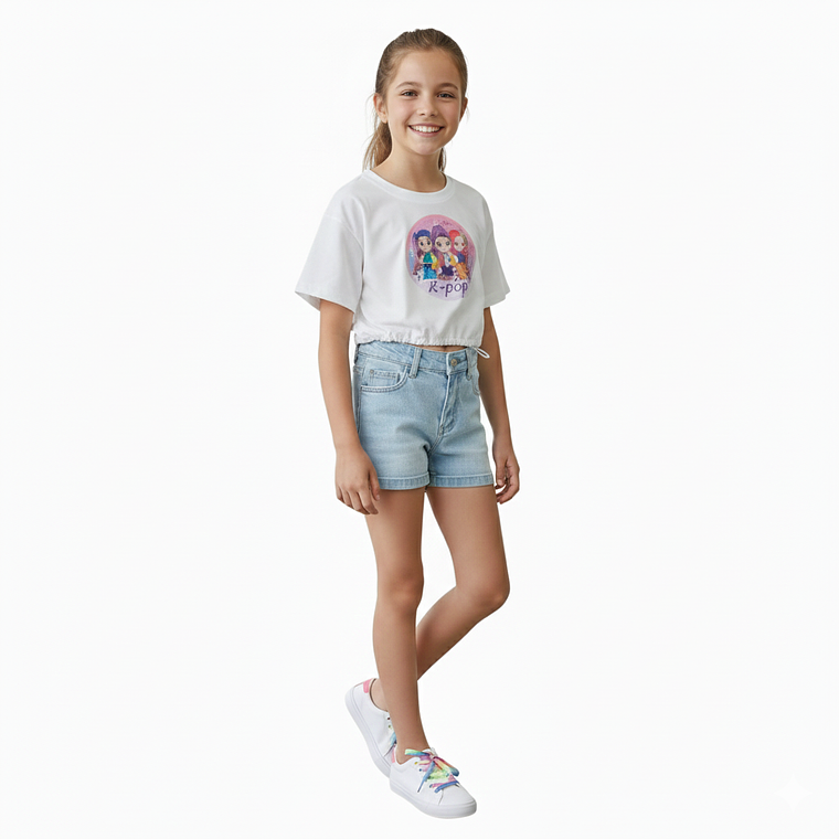 Crop Top Huntrix Gold 4