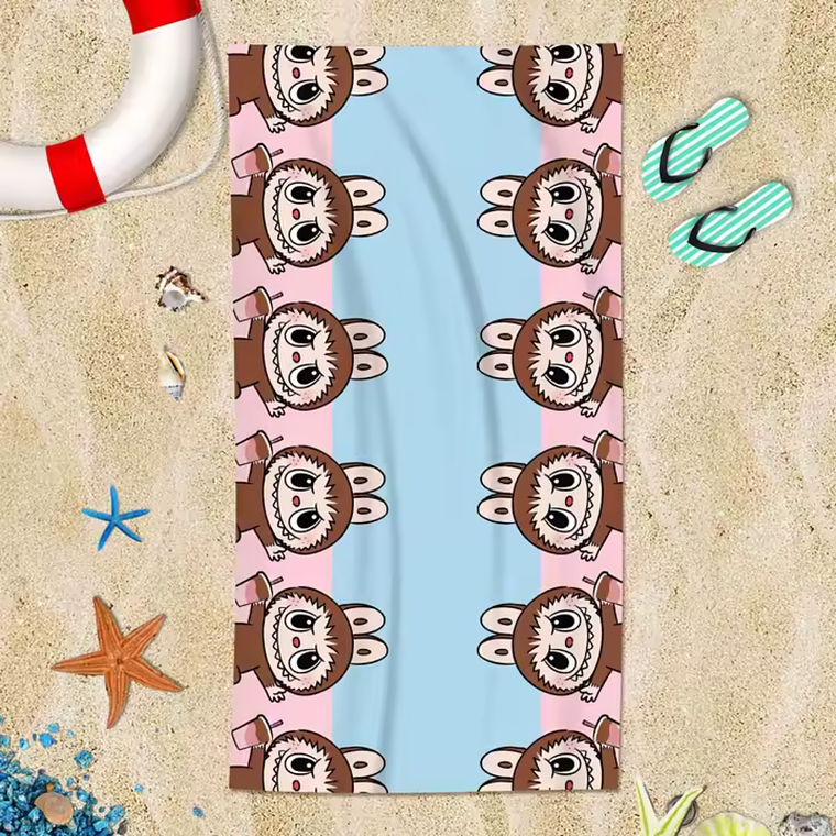 Toalla Playa Infantil 70x140 cm Labubu  10