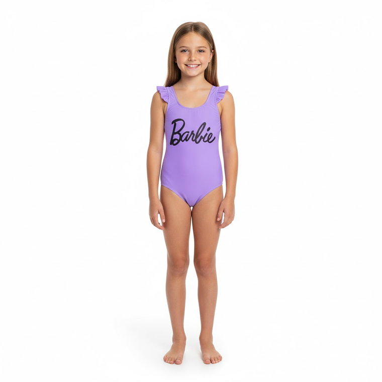 Traje de Baño Barbie Niña 2