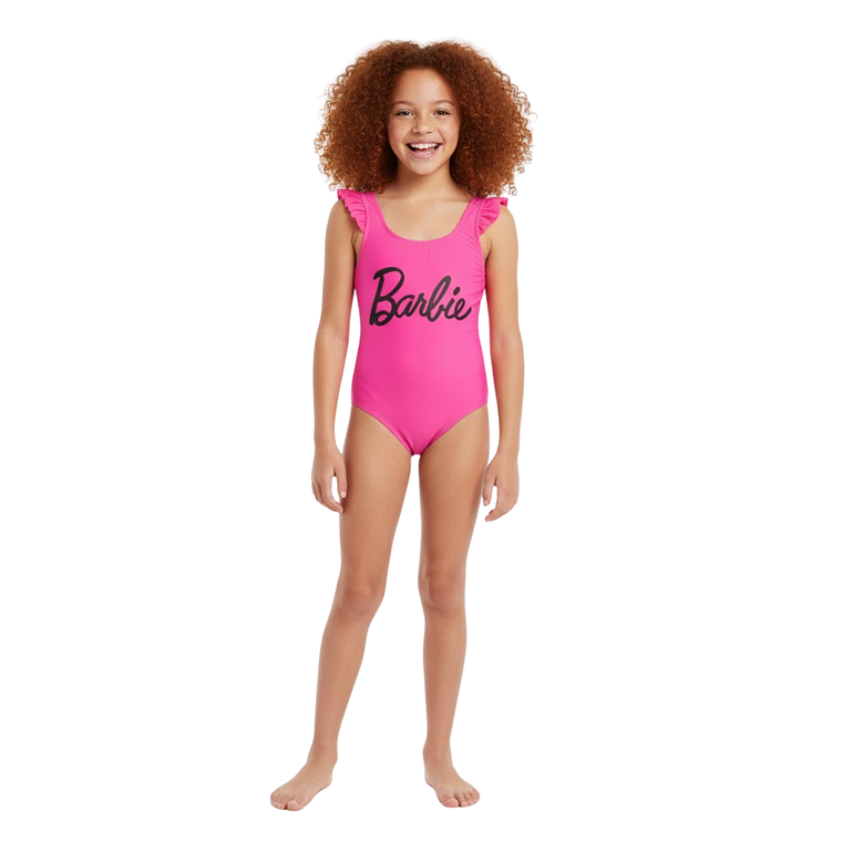 Traje de Baño Barbie Niña 4