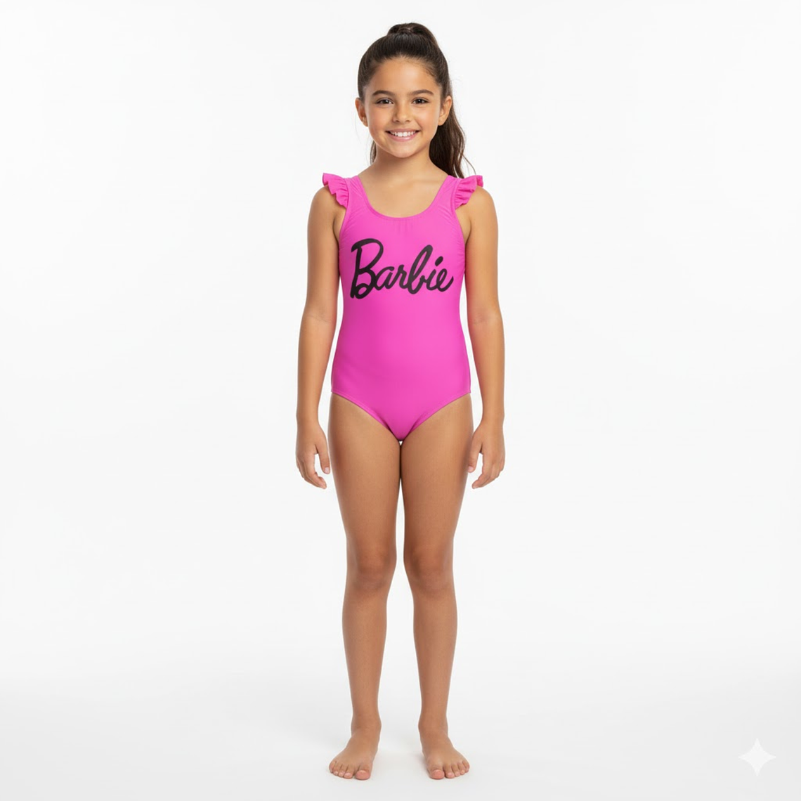 Traje de Baño Barbie Niña 5