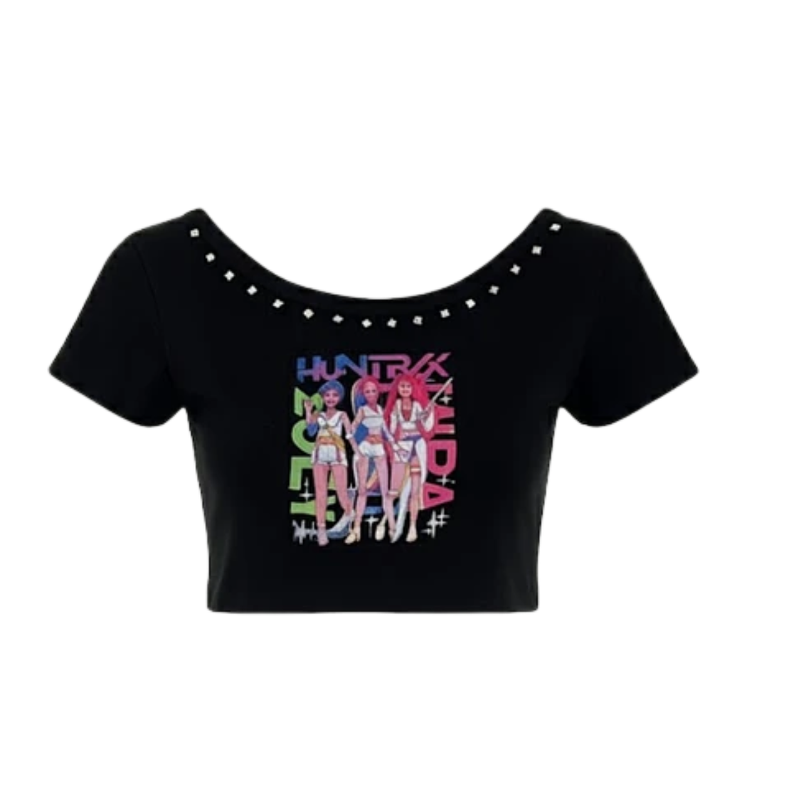 Top Corto K-Pop Huntrix Shine Brilliant 3