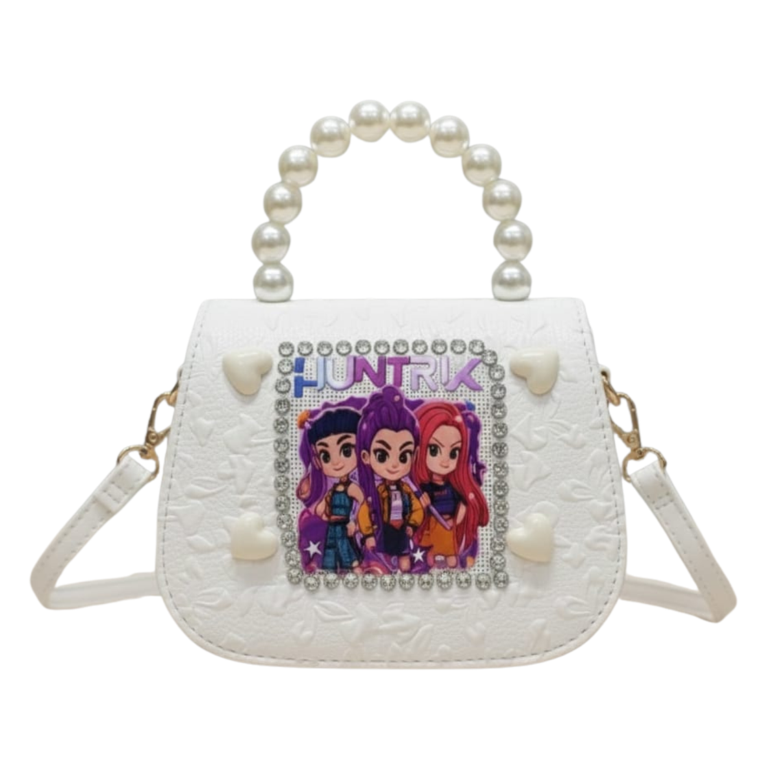 Cartera Infantil Huntrix con Asa de Perlas  3