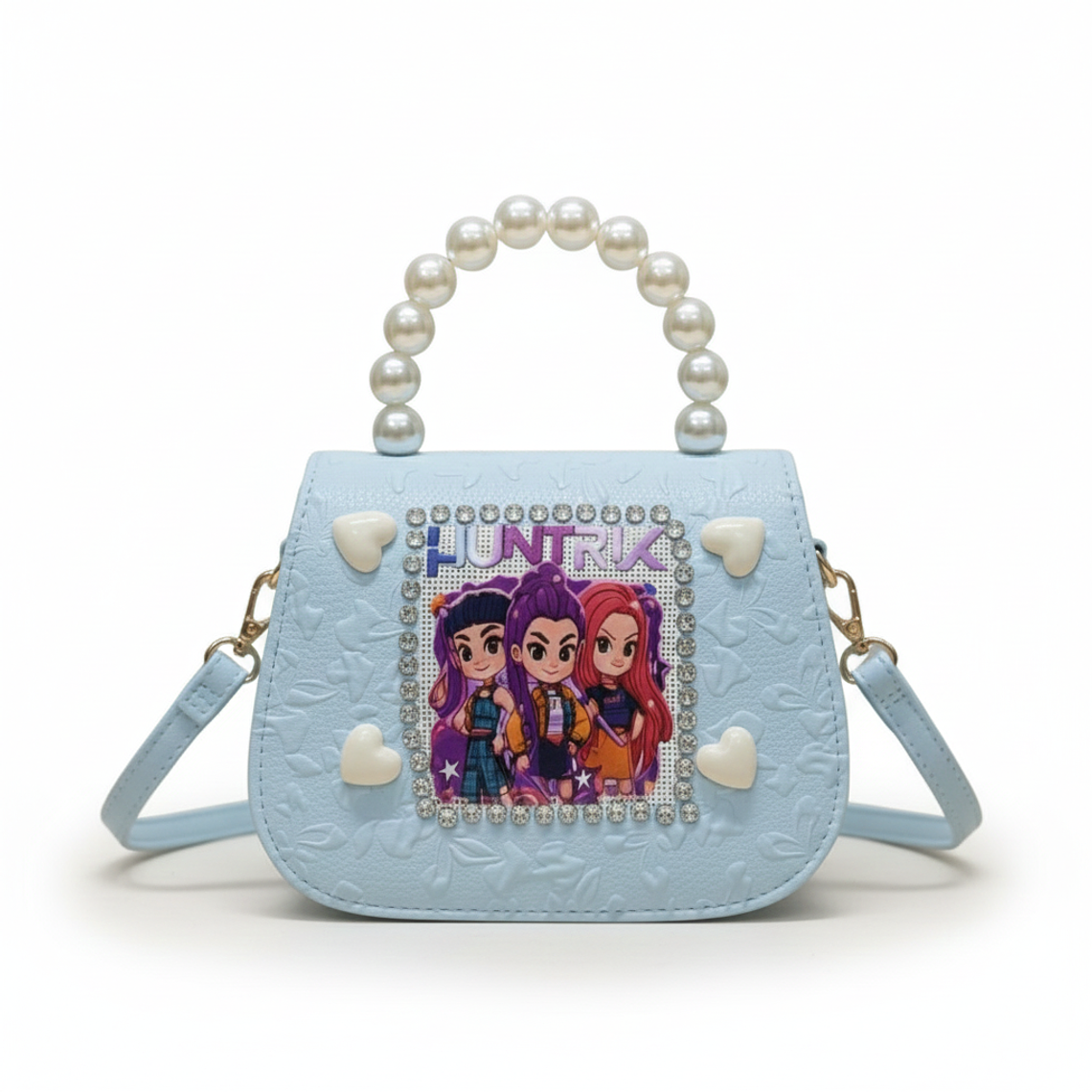 Cartera Infantil Huntrix con Asa de Perlas  2