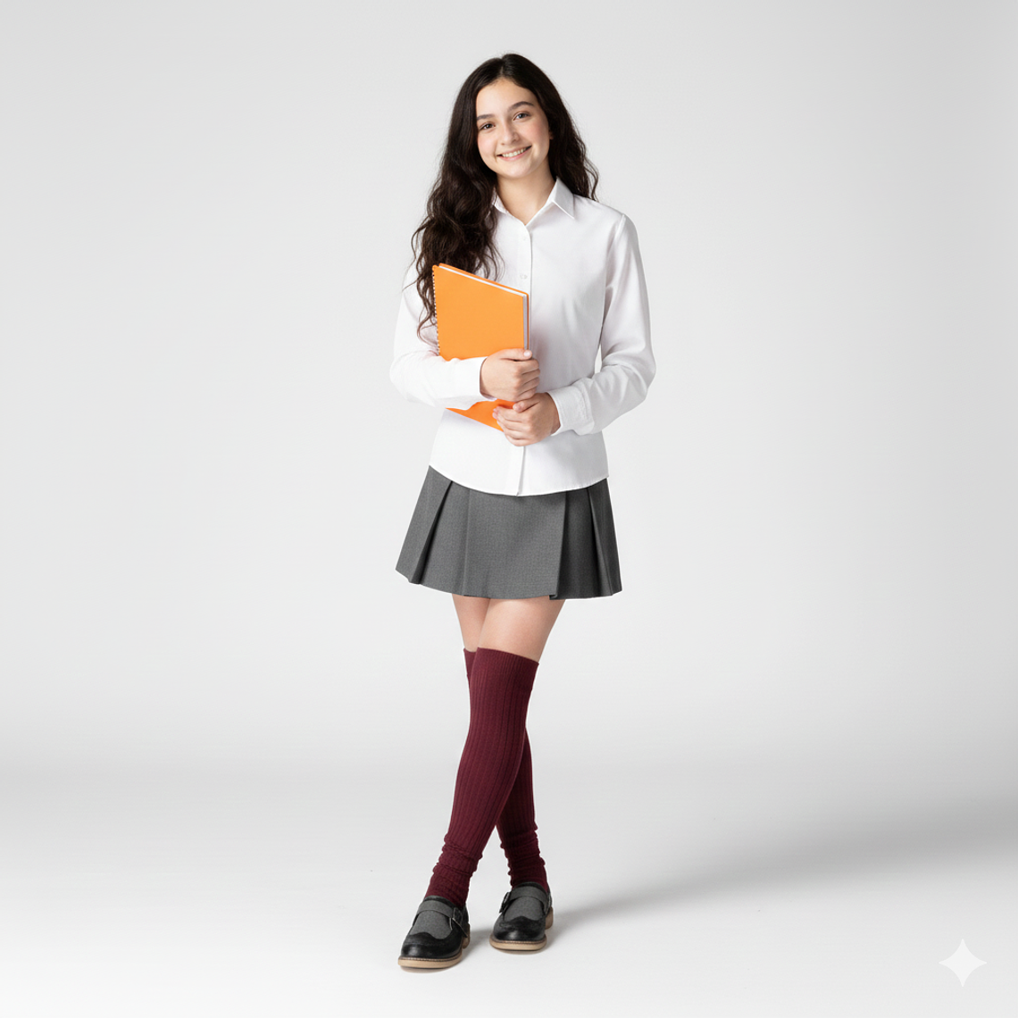 Pack 2 Bucaneras Escolar Burdeo 2