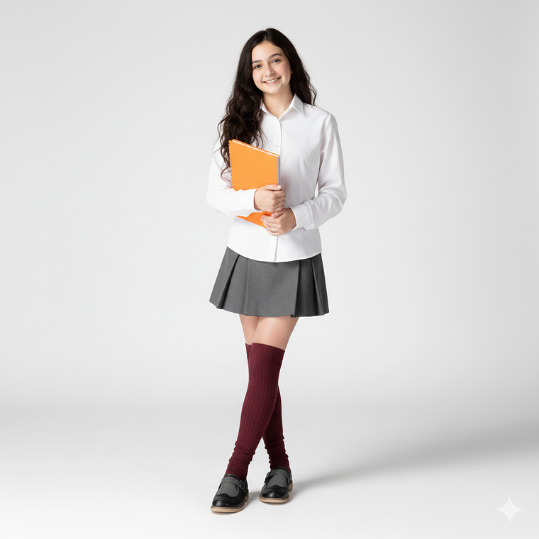 Pack 2 Bucaneras Escolar Burdeo 2