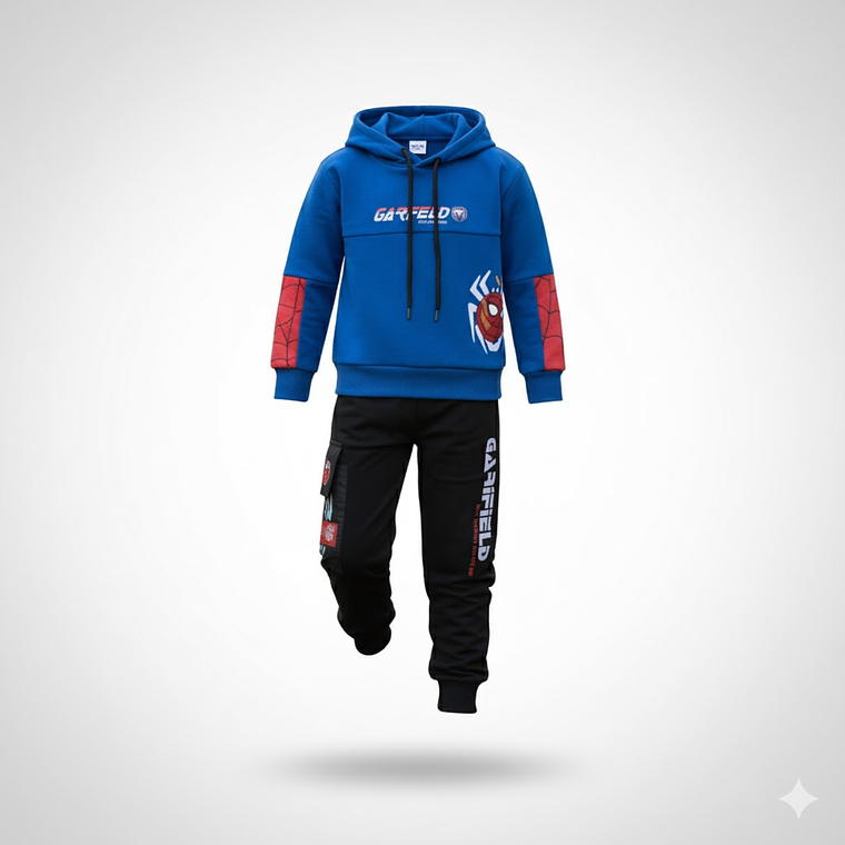 Conjunto “Spiderman Hero” Azul Niño  3