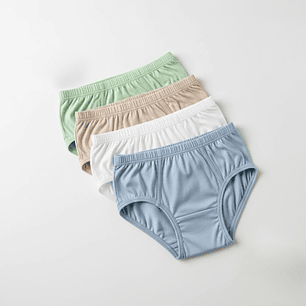 Pack 6 Calzoncillos Slips Clásicos Niños