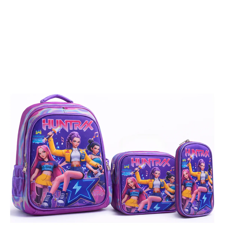 Mochila Escolar Guerreras K-Pop para Niñas 2