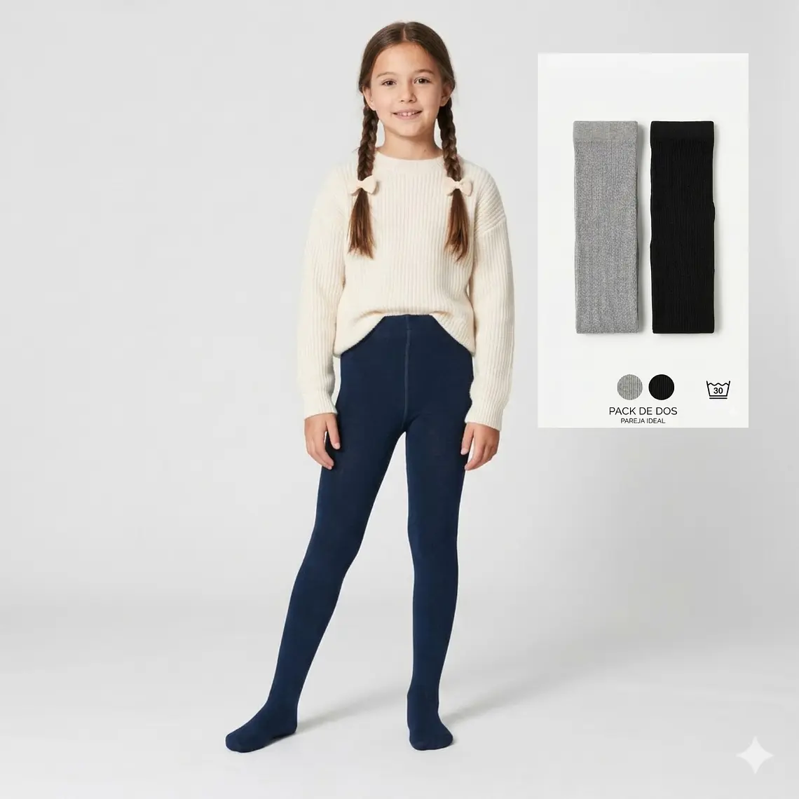 Pack 2 Panty Térmica Niña 2