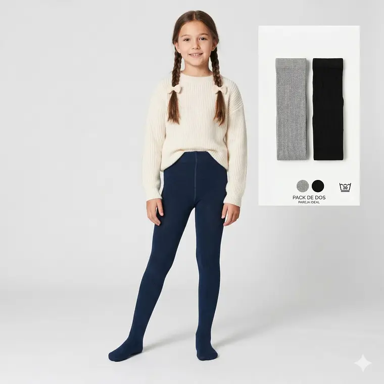 Pack 2 Panty Térmica Niña 2