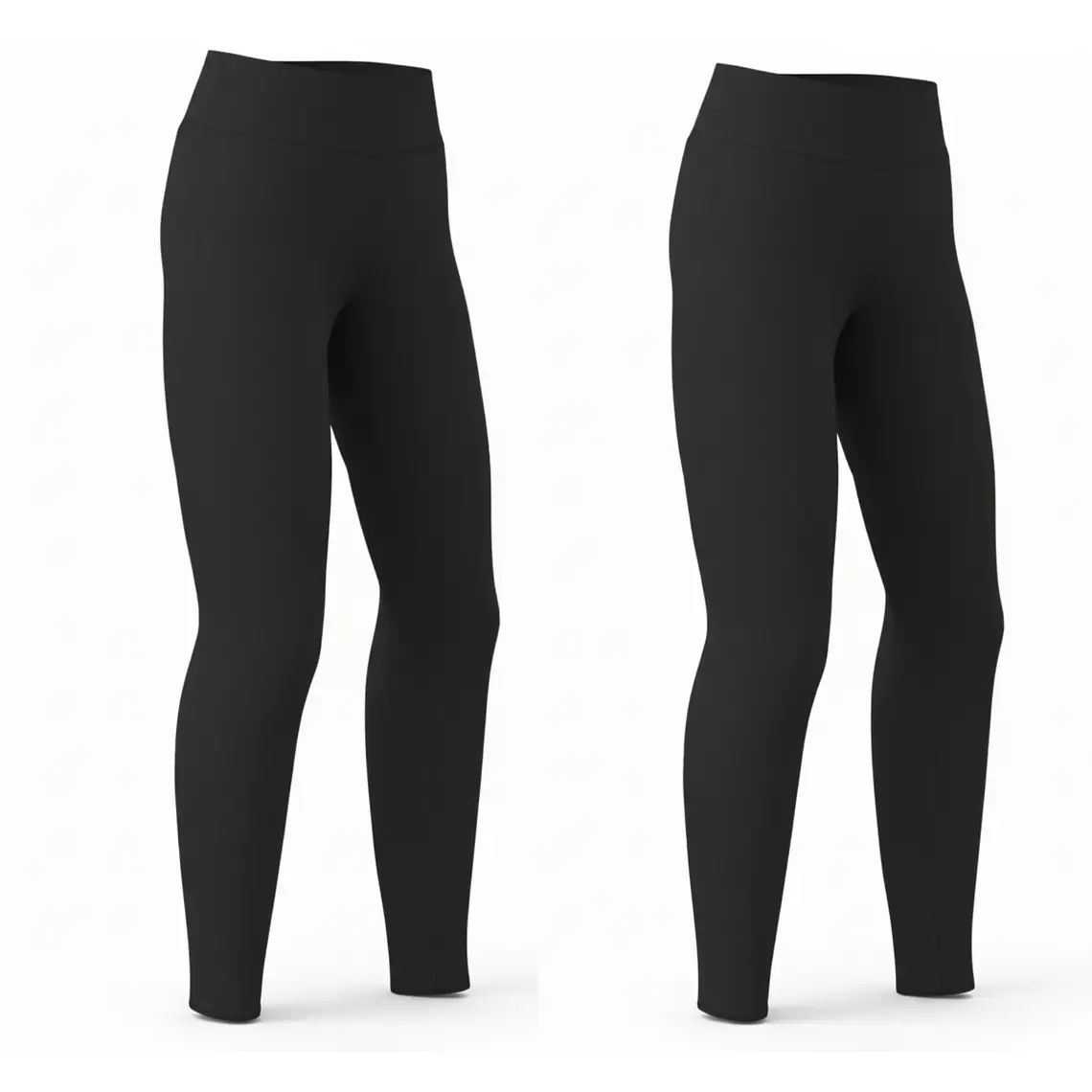 Pack Escolar 2 Calzas Largas de Algodón para Niñas 2