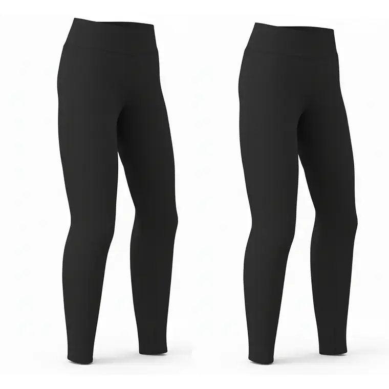 Pack Escolar 2 Calzas Largas de Algodón para Niñas 2