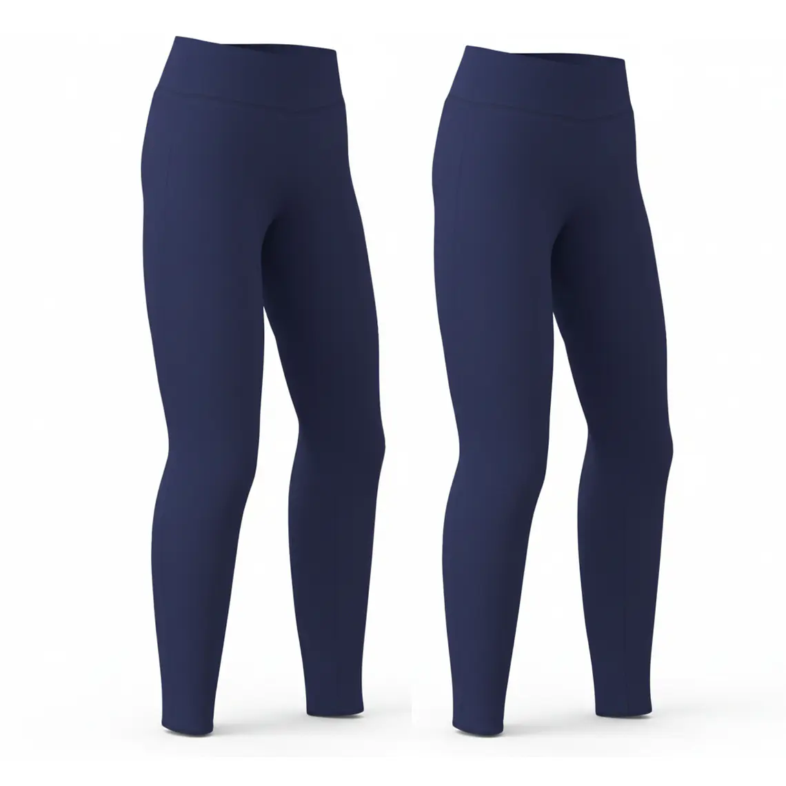 Pack Escolar 2 Calzas Largas de Algodón para Niñas 3