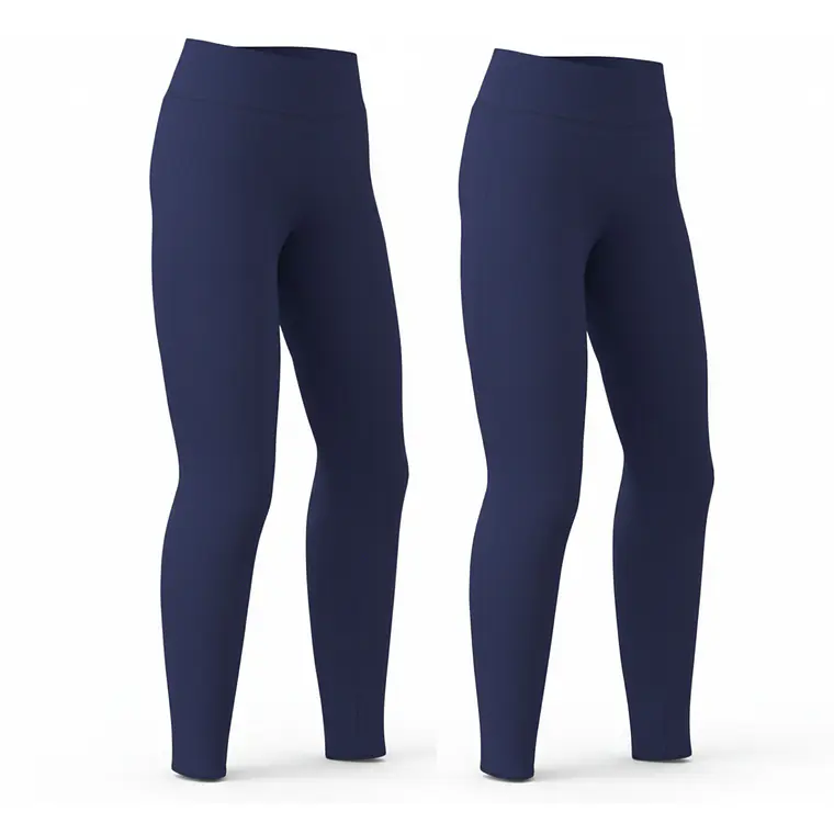 Pack Escolar 2 Calzas Largas de Algodón para Niñas 3