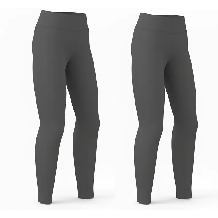 Pack Escolar 2 Calzas Largas de Algodón para Niñas 4