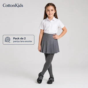 Pack 2 Panties Escolares Dralón Premium
