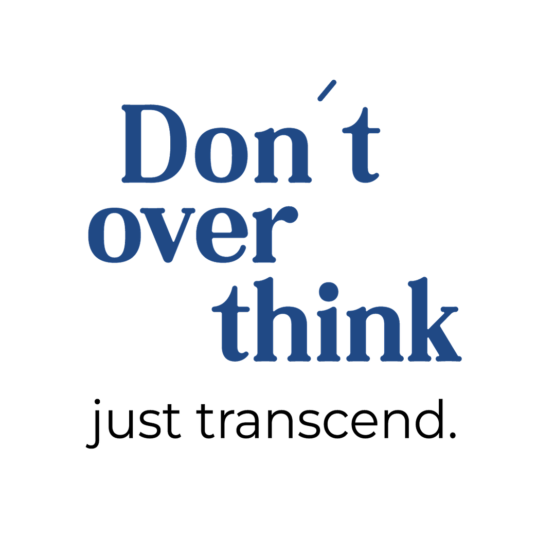 Camiseta Oversized Mujer Don´t Over Think Azul 5