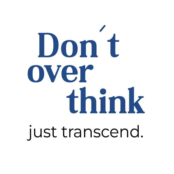 Camiseta Oversized Mujer Don´t Over Think Azul 5