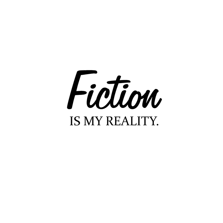 Camiseta Oversized Hombre Fiction Is My Reality 4