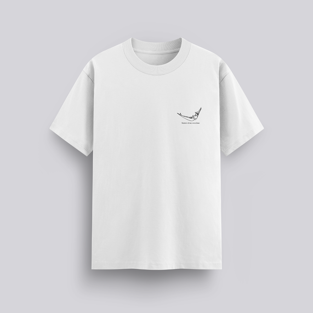 Camiseta Oversized Hombre Master Of My Own Time 1