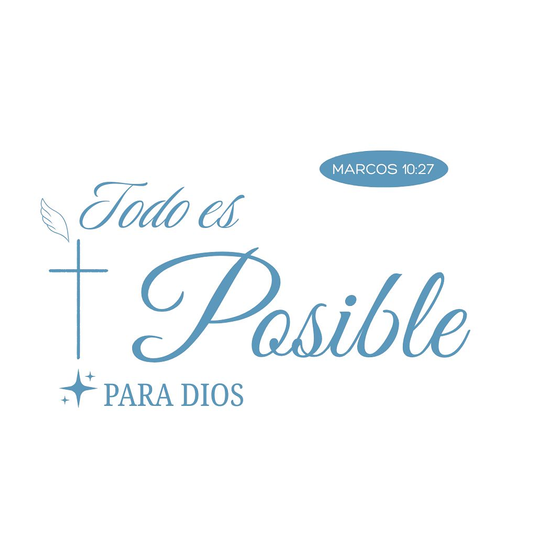 Camiseta Oversized Todo es Posible Para Dios 4