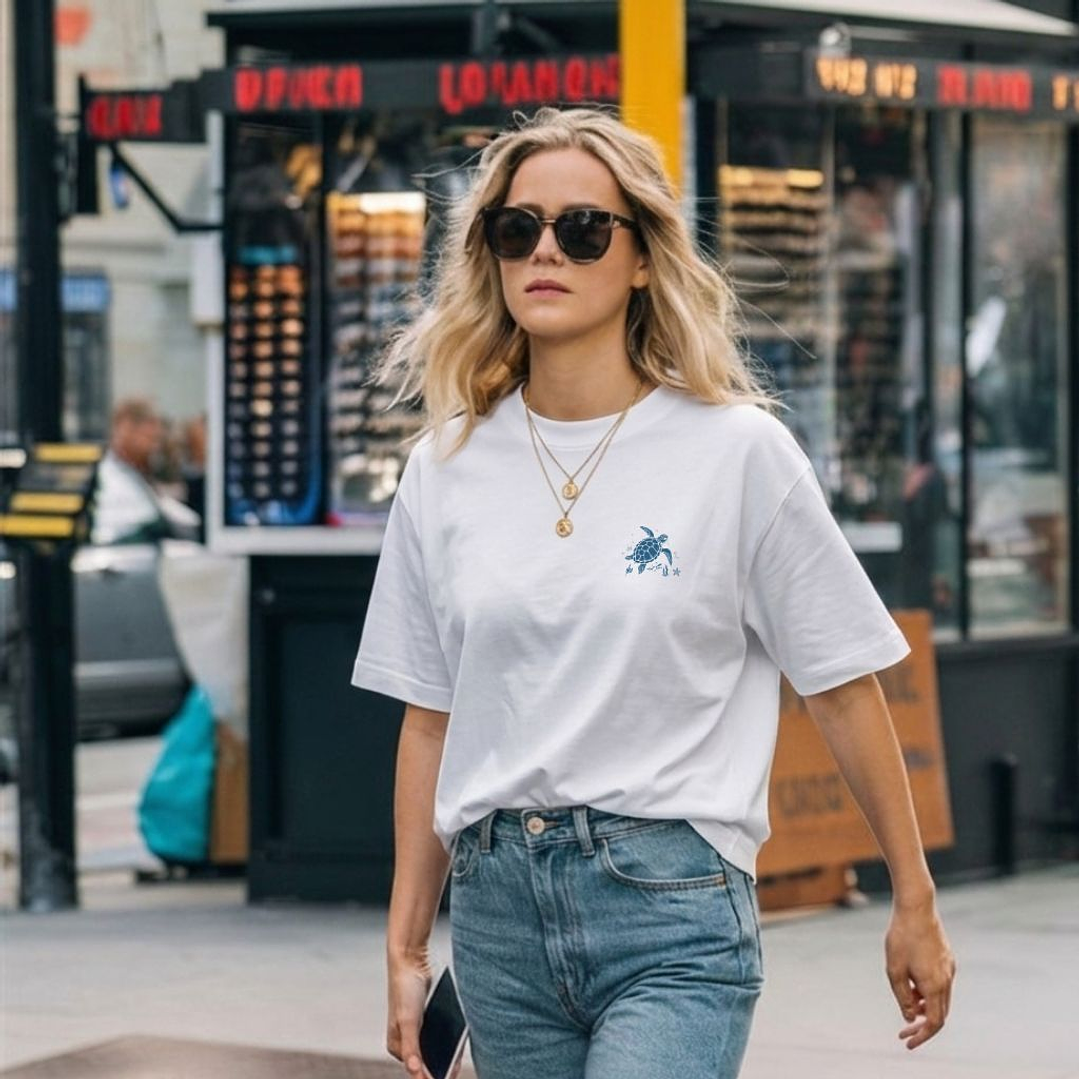 Camiseta Oversized Cuando Cruces Aguas Profundas 7