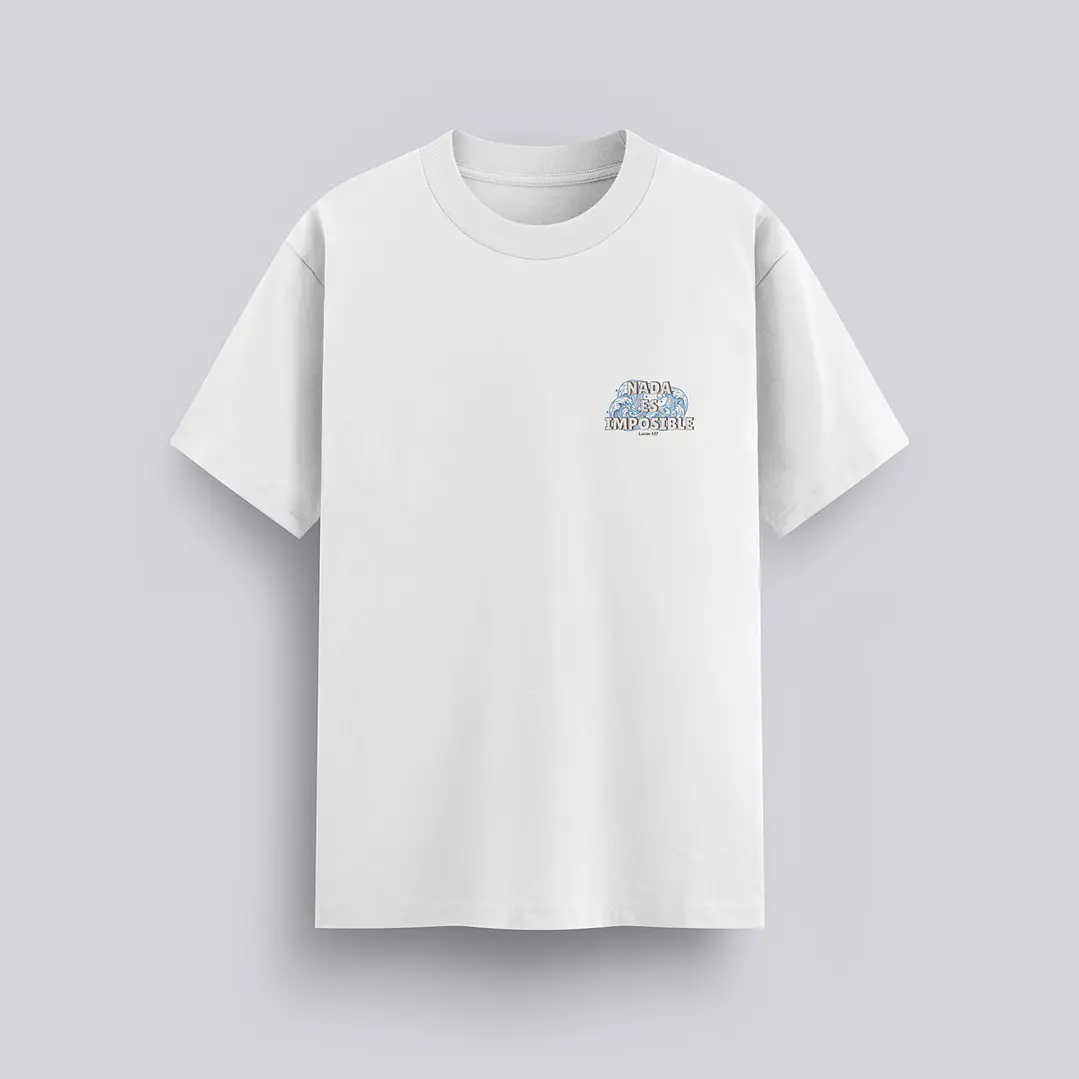 Camiseta Oversized Nada Es Imposible Lucas 3