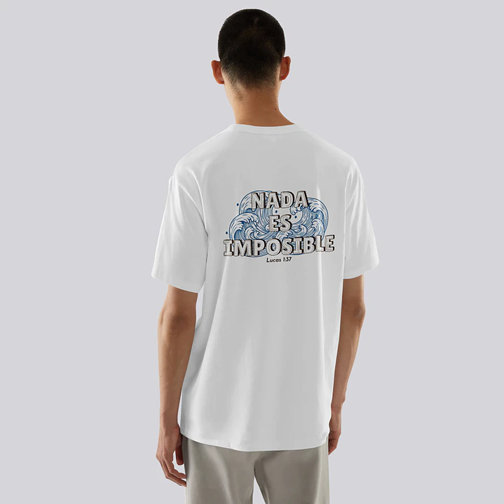Camiseta Oversized Nada Es Imposible Lucas 9