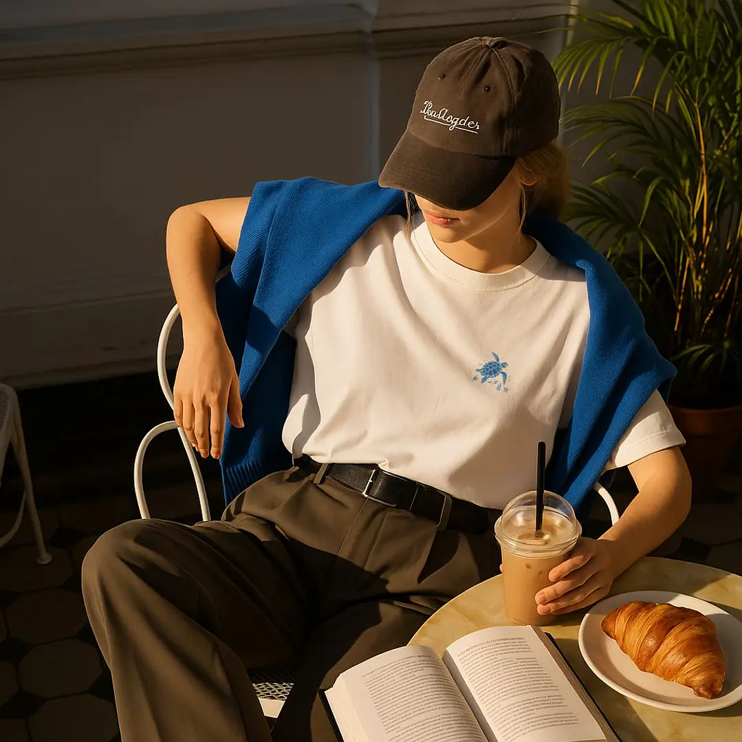 Camiseta Oversized Cuando Cruces Aguas Profundas Isaiah 43:2 Tortuga 4