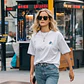 Camiseta Oversized Cuando Cruces Aguas Profundas Isaiah 43:2 Tortuga - Miniatura 3