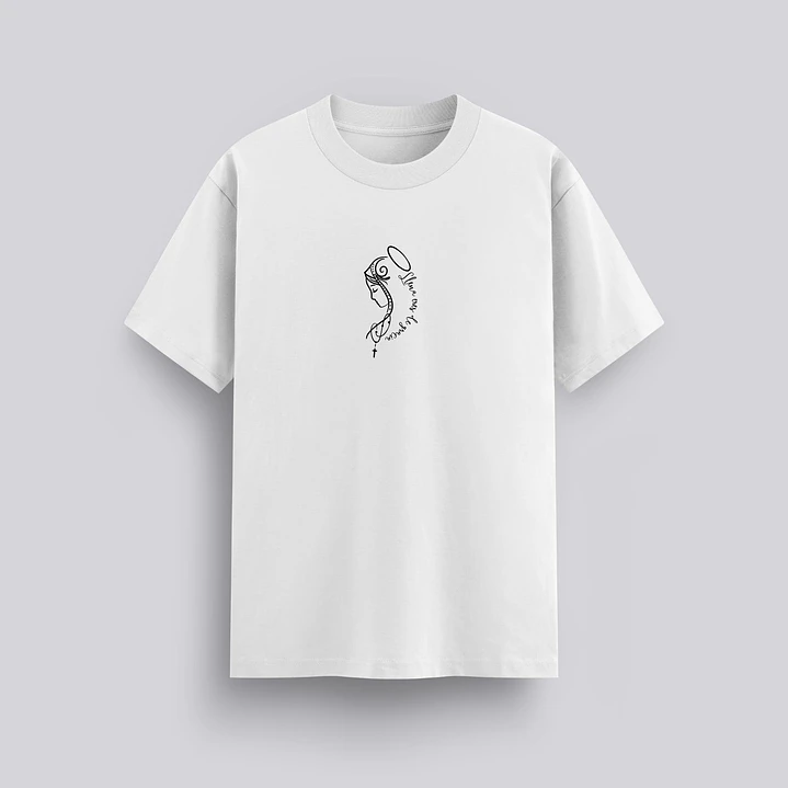 Camiseta Oversized Llena Eres De Gracia 1