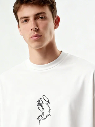 Camiseta Oversized Llena Eres De Gracia