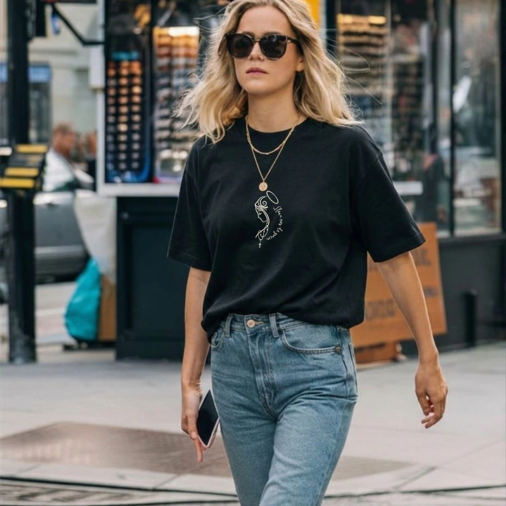 Camiseta Oversized Llena Eres De Gracia 6