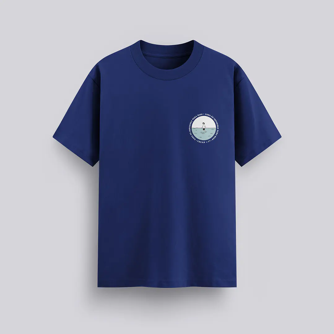 Camiseta Oversized Nada Es Imposible Lucas1:37 1