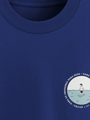 Camiseta Oversized Nada Es Imposible Lucas1:37