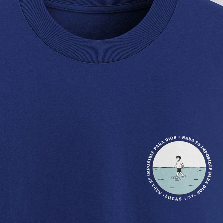 Camiseta Oversized Nada Es Imposible Lucas1:37 2