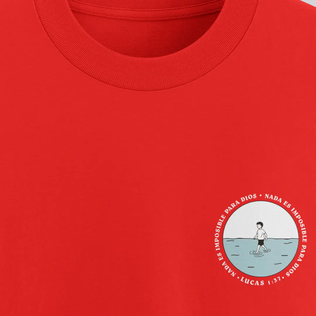 Camiseta Oversized Nada Es Imposible Lucas1:37 5