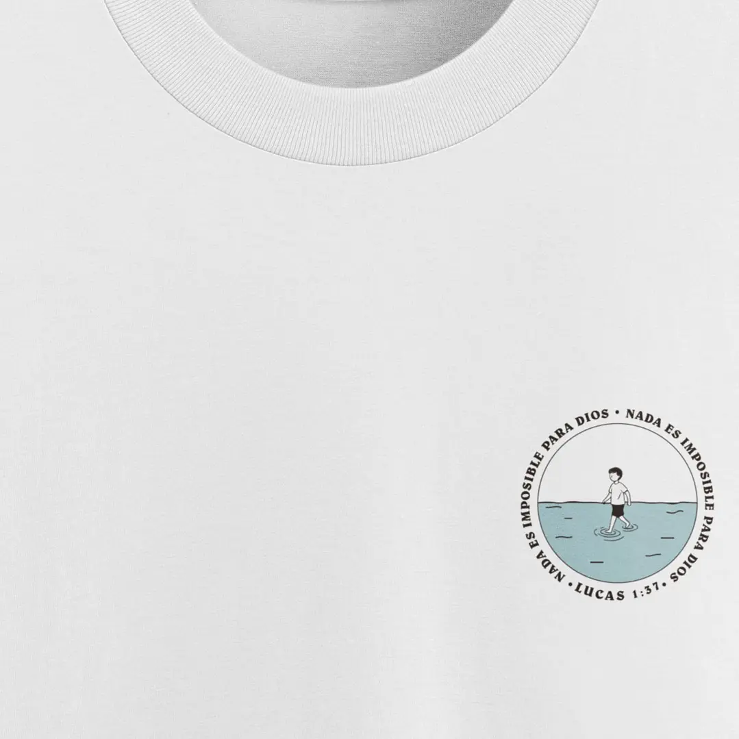 Camiseta Oversized Nada Es Imposible Lucas1:37 7