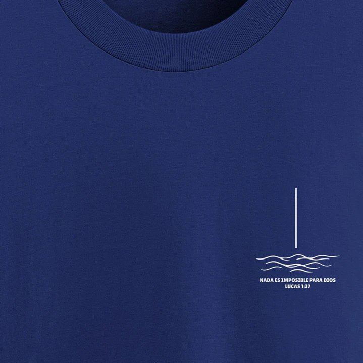 Camiseta Oversized Nada Es Imposible Lucas1:37 Olas 5