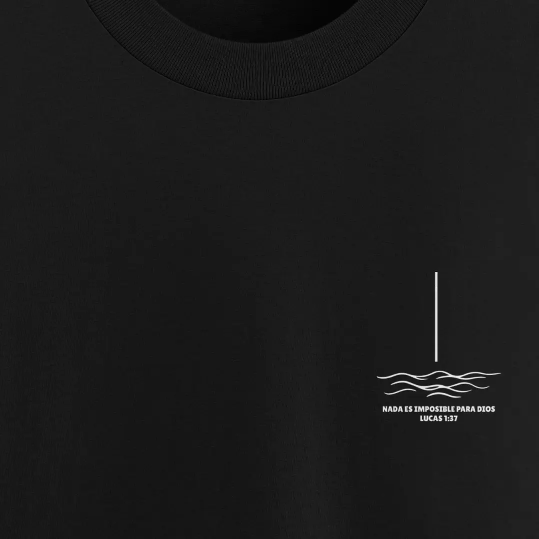 Camiseta Oversized Nada Es Imposible Lucas1:37 Olas 8