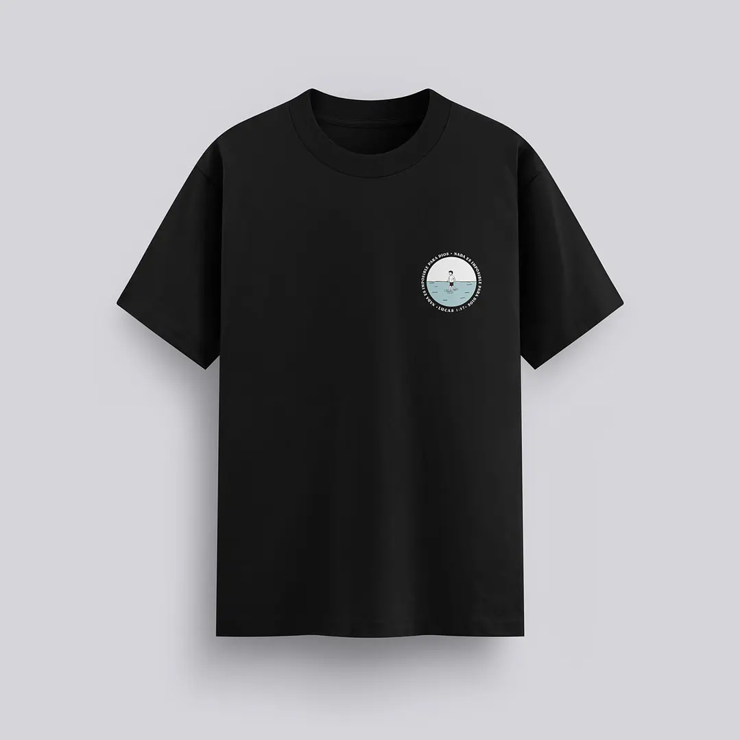 Camiseta Oversized Nada Es Imposible Lucas1:37 10