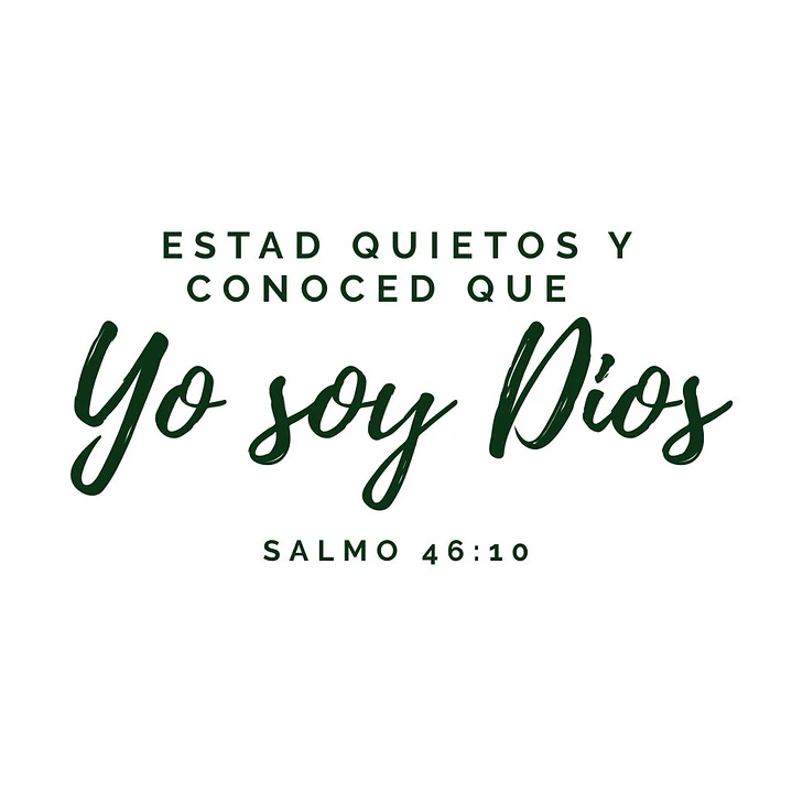 Camiseta Oversized Yo soy Dios Salmo 46:10 2