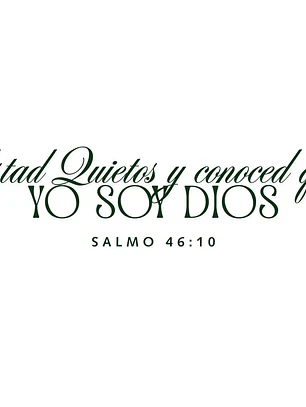 Camiseta Oversized Salmo 46:10 Estad Quietos