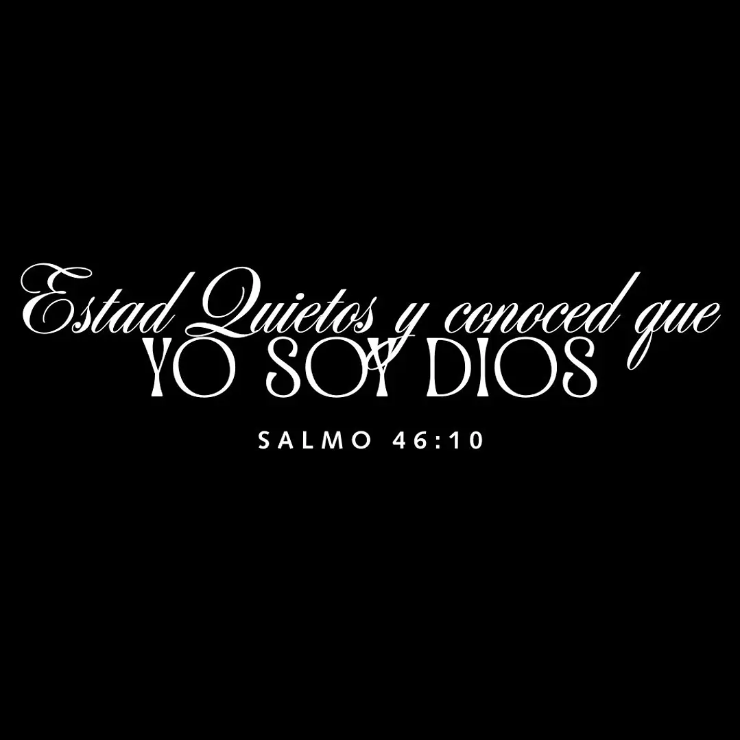 Camiseta Oversized Salmo 46:10 Estad Quietos 5