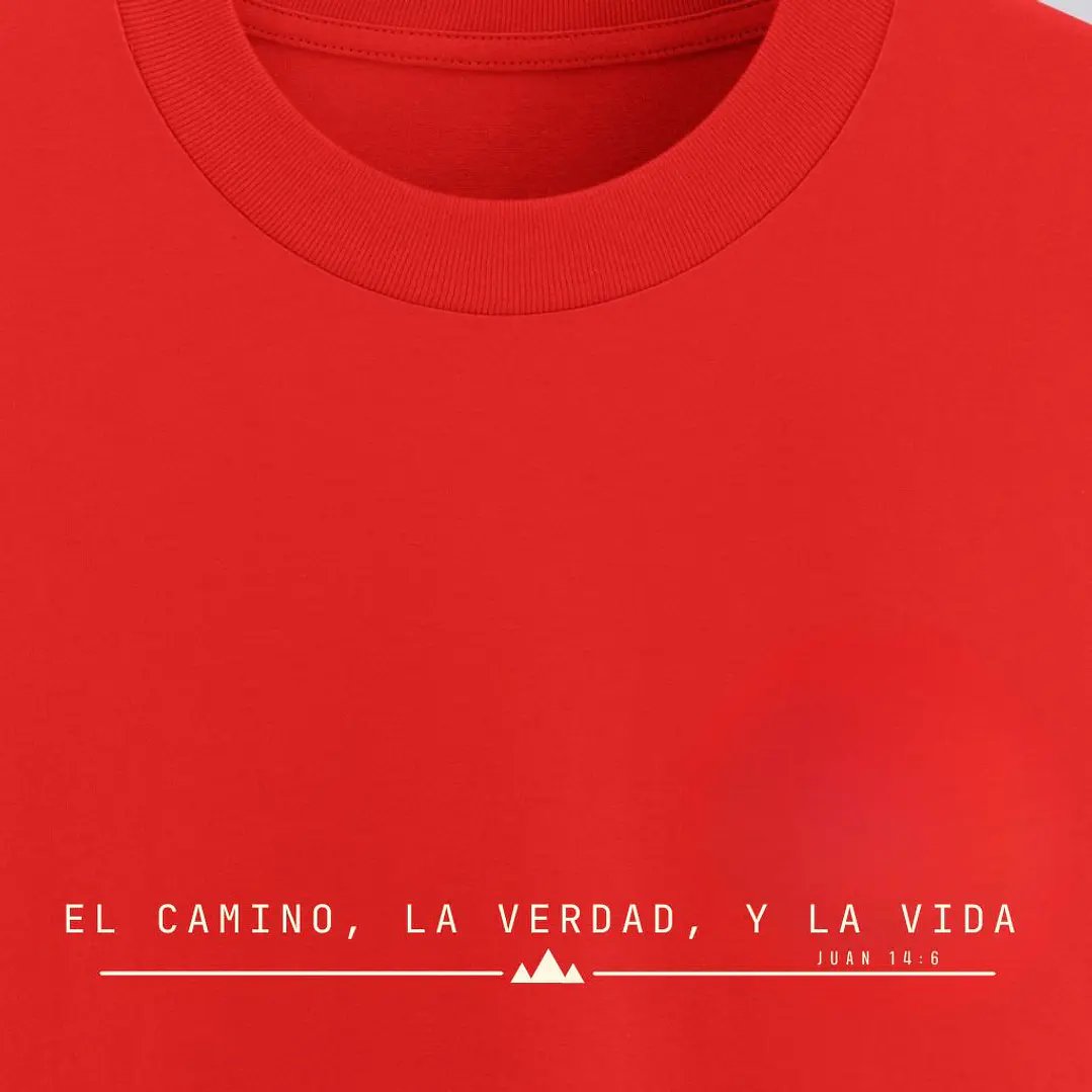 Camiseta Oversized El Camino, La verdad,La Vida  7