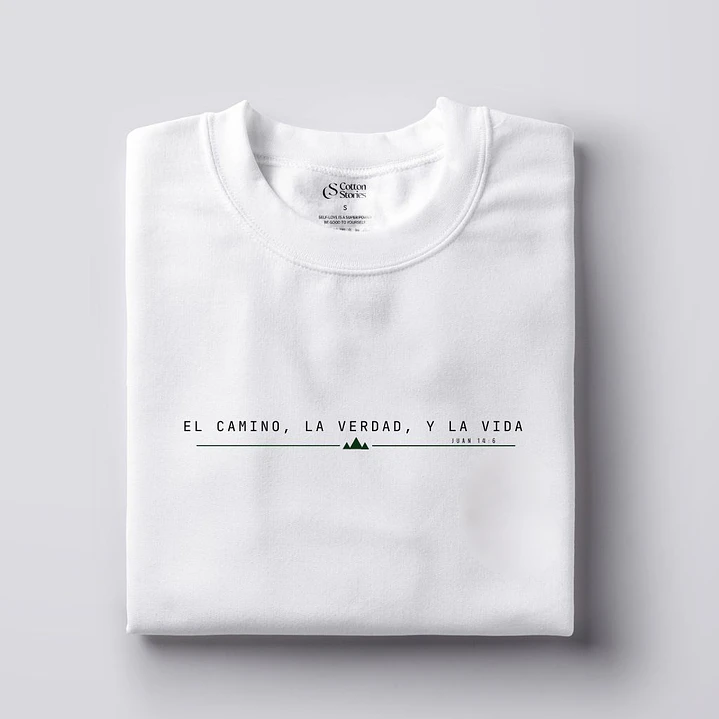 Camiseta Oversized El Camino, La verdad,La Vida  1