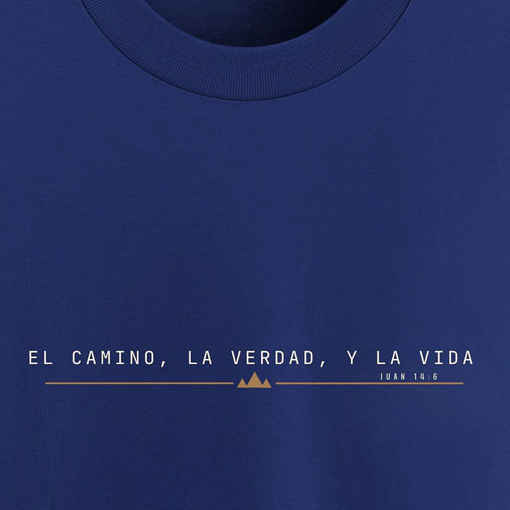 Camiseta Oversized El Camino, La verdad,La Vida  5