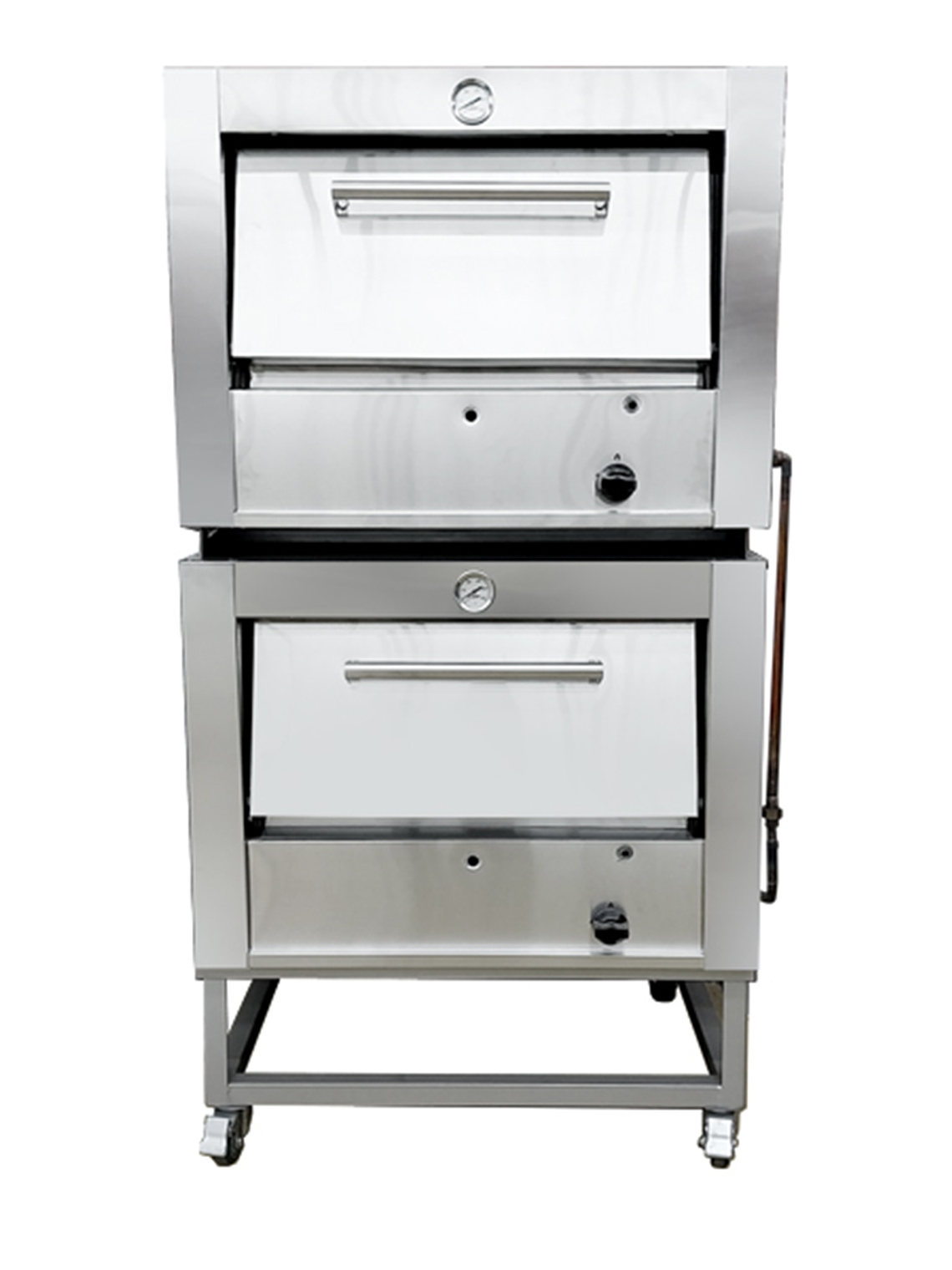 Horno Semi Industrial a Gas 65×65 cm. Doble Cámara 1